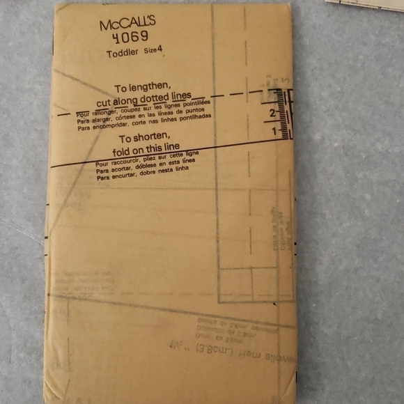 VTG McCall's Pattern Toddler Dress & Suit Uncut - Picture 5 of 5